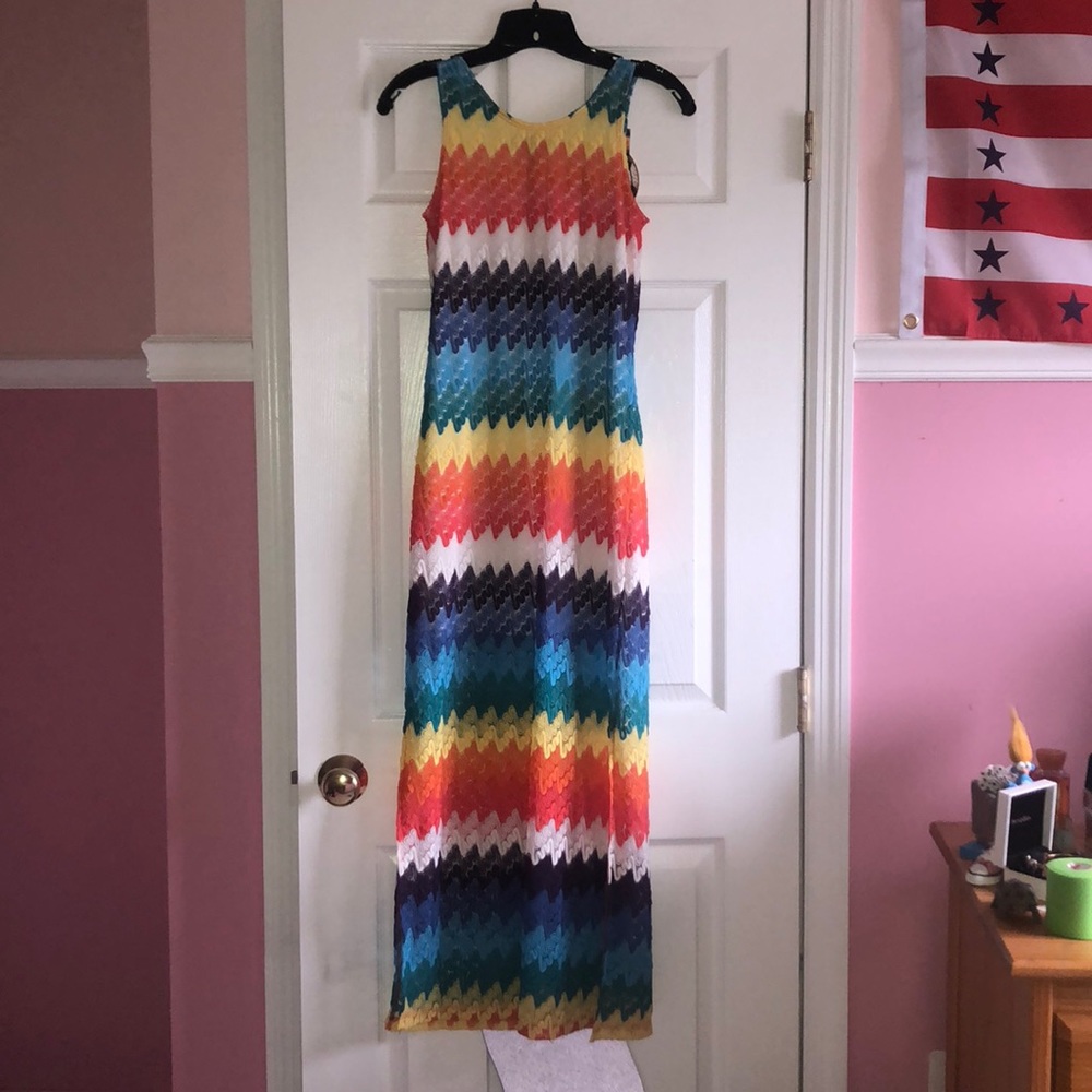 Rainbow Maxi Dress
